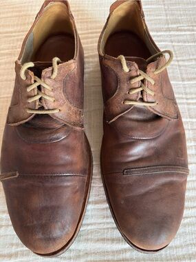 Timberland Boot Company Wodehouse Men's Leather Cap Toe Shoes - Size 10